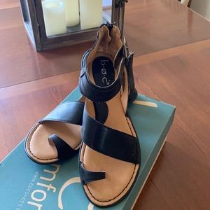 B.O.C. LEILA SANDALS - BLACK SIZE 7M